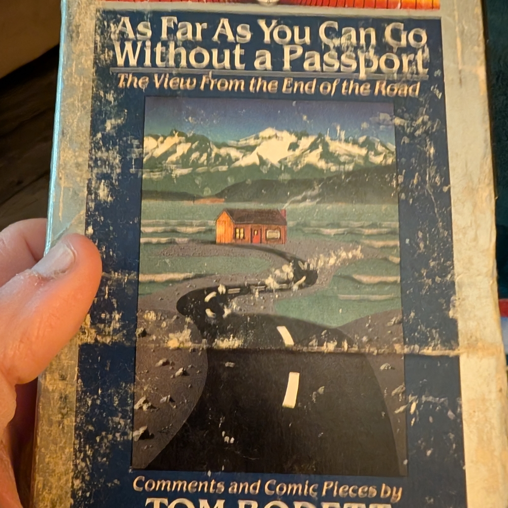 Vintage Book Cover Art - As Far As You Can Go Without a Passport